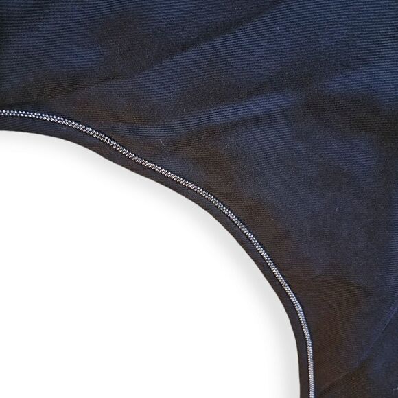 FABIANA FILIPPI Made in Italy Monili Beaded Trim Cascade Back Shift Dress XSmall - Picture 4 of 11